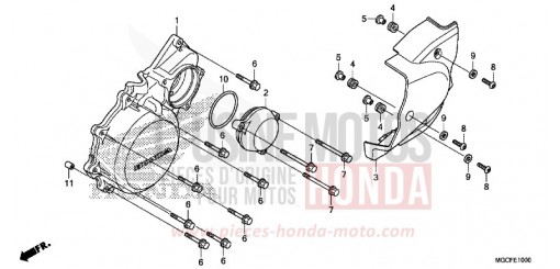 PANNEAU CARTER-MOTEUR G. CB1100CAK de 2019